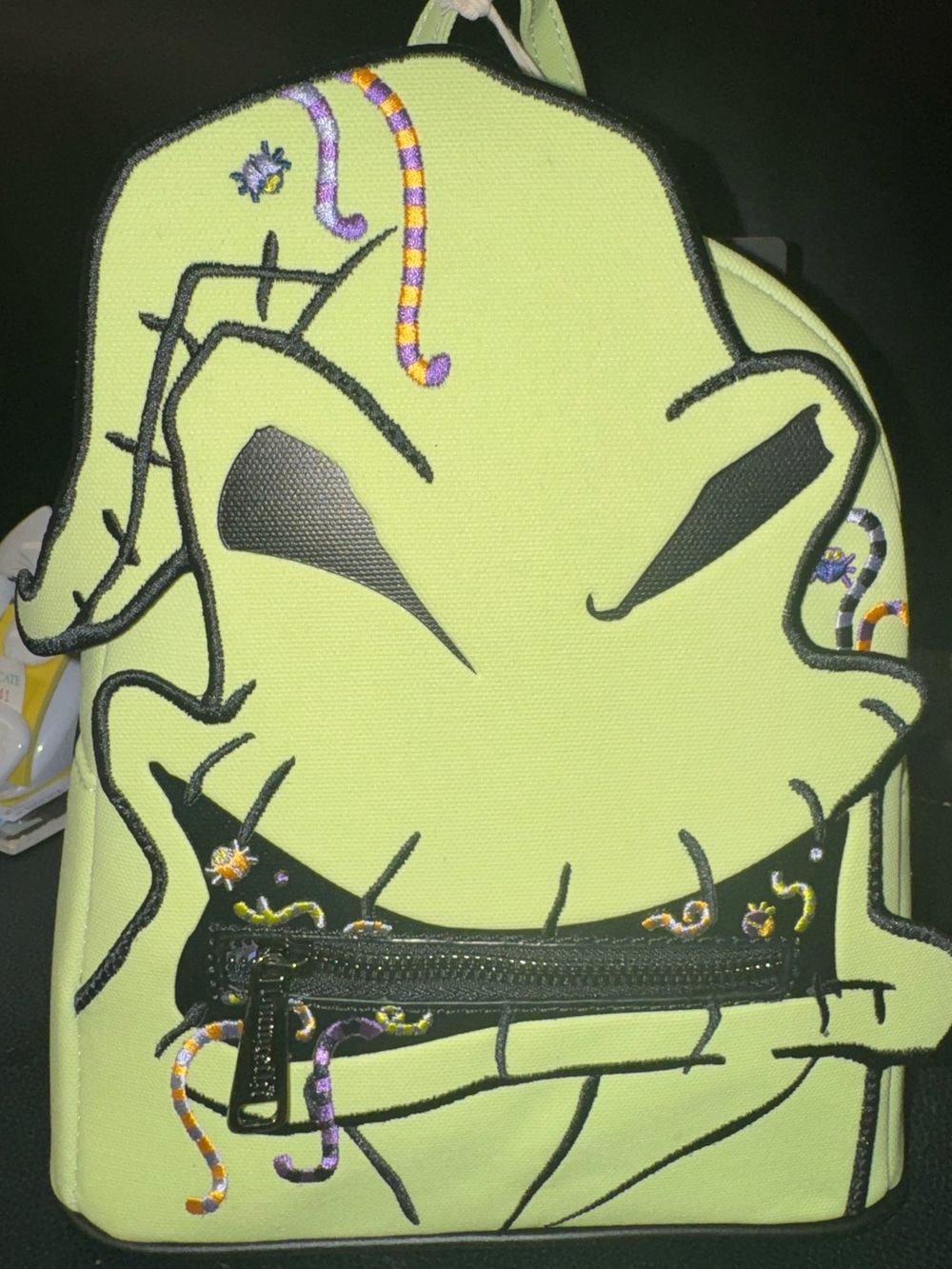 Loungefly Oogie Boogie Glow in the Dark Creepy Crawlies Green Backpack